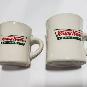 Krispy Kreme Doughnuts White/Ivory  Coffee Mugs